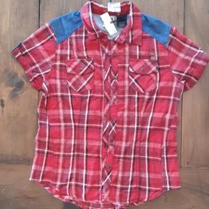 Womens Harley Davidson Button Up